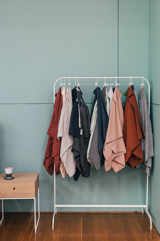 ( r e )lax, sustainable clothes hangers for dorms are here to save the day